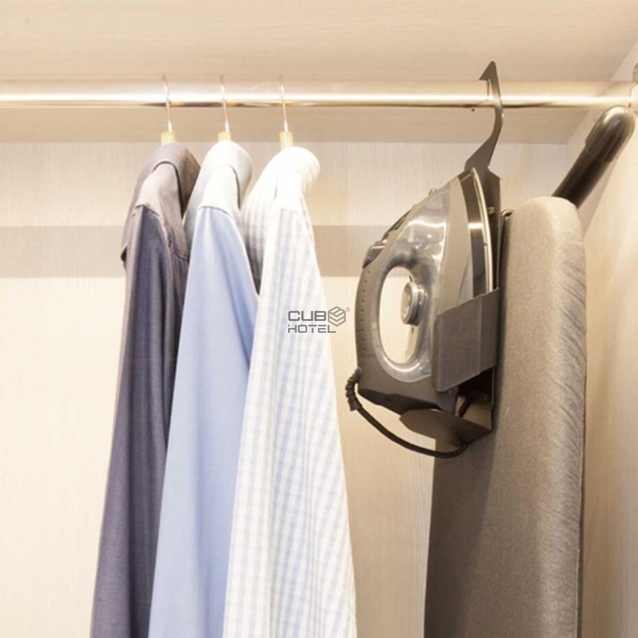 KIT Ironing Board + Cover + Support + Iron with Steam